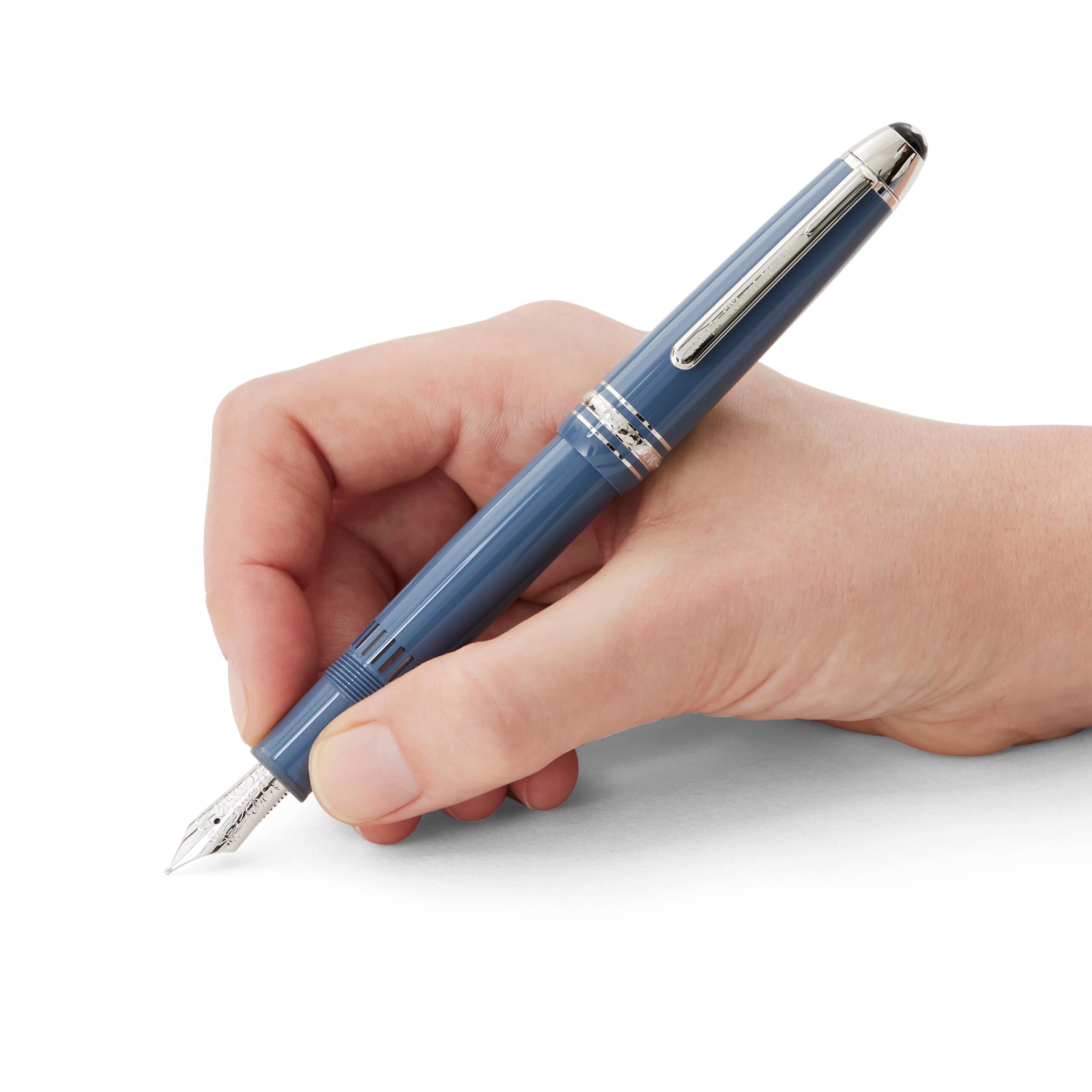 Montblanc Meisterstuck Glacier Legrand Fountain Pen Blue Fine